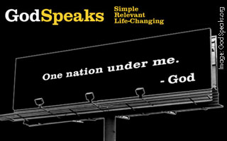 One nation under me - God
