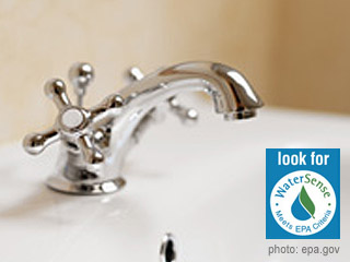 conserve water with an aerated faucet